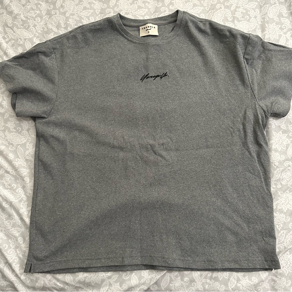 Grey Cloud Foam Tee from YoungLA